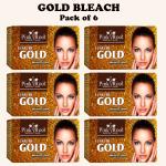 Pink Root Men and Women Gold Bleach Cream - 50gm (Pack of 6)