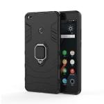 Lejaao Xiaomi Mi Max 2 Armor Kickstand Black Plastic Mobile Back Cover