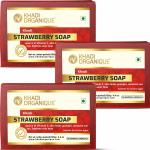 Khadi Organique Strawberry Soap | Natural Herbal Bathing Soap | Khadi Soap