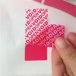 ETI Void and Temper Proof Evident Security Tape 18 mm Width x 50 Meter Length (Red)