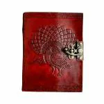 pranjals house Brown Leather Handmade Diary