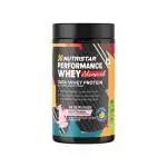 NUTRISTAR Performance Whey Advanced Powder For Post-Workout | 14 Servings | Vegetarian | Muscle Building & Recovery, Boosts Athletic Strength & Performance (500gram, Rose Thandai)