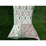 Kadair Bux Razai - Single Bed Organic Cotton Jaipuri Razai Bed Blanket Ac Quilt for Winter Soft Light Weight Rajasthani Traditional Rajai