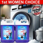 KYARA DREAMS Detergent Liquid blue 10Liter top load front load, detergent liquid for washing machine - Eco-friendly, Non-toxic