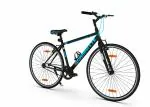 GANG GRAPHYTE Rigid-Suspension V-Brake Single Speed 700C (Frame : 18 Inches) Hybrid Cycle/City Bike (Black,Blue)