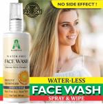 ALOETIC Waterless face wash for oil control 99% Germs cleanser & UV-Rays Protect & Refreshing Face With Cooling Scent.