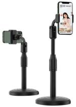 RKR Universal Mobile Stand for Table with Adjustable Height, 360 Degree Rotation Mobile Holder for Table and Bed Compatible with All Smartphones