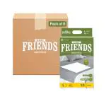 Friends Classic Underpads, Large 60 X 90 cm, Super Absorbent Polymer & Soft Surface, 60s Value Pack