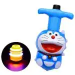 ADKD Magic Spinning Doraemon Top Toy with Flashing LED Light & Music- Multicolor
