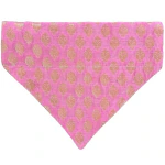 For The Fur Kids Ethnic Wear Dog Bandana: Festive Indian Wear for Pets (Easy to Use) (Pink)