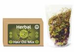 Holy Natural Herbal Hair Oil Mix (76g x 3 packs) 21 Essential, Make your own hair oil with 21, Natural herbs & Seeds, For hair strength and luster, make them smooth, silky and healthy.