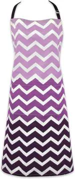 Crazyweaves Lavender, Pink, White Kitchen Aprons (Free Size)