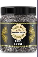 Heaven's purity Premium Chia seeds - 250gm | Chia seeds for weight loss,chia Seeds for Eating ,Rich in Calcium, Protein & Fibre