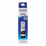 Epson 003 Black Water Resistant Ink Bottle for L1110, L3100, L3101, L3110, L3115, L3116, L3150, L3151, L3152, L3156, L5190 Printers (65 ml)