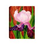 SHASWAT ART Beautiful Lotus Flower Canvas Painting with Wooden Box Frame for Living Room, Bed Room, Office, Hotels (46cm x 61cm)