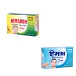 Himaksh Sandalwood and Milk Haldi Base Soap 100g (pack of 2)