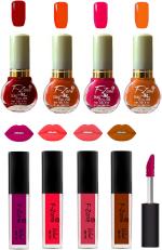 OUR BEAUTY Nail Polish And Lipstick Combo 383 (Pack Of 4)