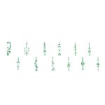 Comet Busters Green Bindi For Women