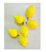 SPHINX Sola Wood Paper Fake Artificial Lotus Bud Flowers for Decorations, D-I-Y Art and Crafts, Garland Making Pooja Decor Wedding Housewarming Table Decorations (Diameter Approx 4 cms) (Yellow, 20 Pieces)