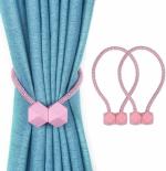 Ramcha Hexa Pink Magnetic Curtain Tieback - Pack of 2