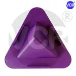 VCR Pyramid Mobile Stand - Pack of 01 - Portable Mobile Stand, Three-Sided Pyramid Shape Mobile Stand for Desk - Purple Color