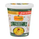 Instafeast Lemon Poha Cups Instant Meal Just Add Hot Water 80G (Pack of 6)