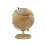 WINNER'S Prime Rotating Globe with Metal Arc & Round Stand | Educational Deatailed Globe for Kids, Students, Classroom | Antique Gift/Travel Decorative Showpiece/Home Office(Gold Antique)(GP808GA)