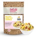 Delight Foods Delhi's Low Fat Chiwda 250g Healthy Groundnut Oil Fried Namkeen