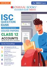 Oswaal ISC Question Bank Class 12 Accounts Book (For 2023-24 Exam)