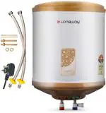 Longway Superb 35 Ltr 5 Star Rated Automatic Storage Water Heater for Home, Water Geyser, Electric Geyser with Multiple Safety System & Anti-Rust Coating | 1-Year Warranty | (Ivory, 35 Ltr)