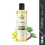 Khadi Natural Vitalizing Hair Oil - 210ml, Herbal Hair Oil for Revitalized and Healthy Hair