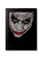 Blue Nexus Joker Heath Ledger Wall Poster with Wall Frame Room Art Painting Collection A4 size 10x13