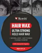 KURAIY Pure Hair Edge Control Styling Wax Moisturising Styling Vintage Hair Oil 100g Hair Mud Hairspray Oil Head Balm styling gel for men