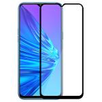Casotec 9H Hardness, Edge To Edge Curved Border Tempered Glass Screen Protector (Unbreakable Edges) for Realme 5 / Realme 5s / Realme 5i - Black