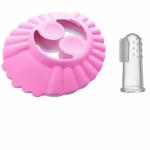 BBYARAJ Soft Adjustable Visor Hat for Toddler, Baby, Kids, and Children Safe Shampoo Shower Bathing Protection Cap With Baby Toothbrush