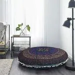 Mudit crafts Multicolor Cotton Pillow Cover - 32 x 32 inch.