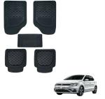 Kozdiko Black Car Mats For Volkswagen Polo GTI (Pack of 5)