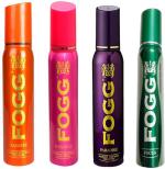 Fogg Essence Deodorant, Radiate Deodorant, Paradise Deodorant, Focus Deodorant Spray, 480 Ml (Pack Of 4)