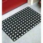 AMRO Beautility Needs Black Rubber Door Mat 61 x 40.6 cm