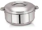 Piplac Big Size Casserole/Box/chapati Container/hot case in Stainless Steel 4000 ml,Classic