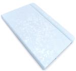 GOLD LEAF A5 Diary Notebook Cream Color 100% Cotton Marbel Print Cover Handmade Diary (80 Pages)