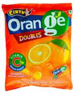 Cintu Orange Doubles Centerfilled Candy - Pack of 2 x 150 Pieces