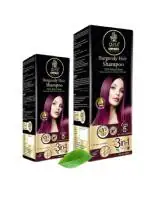 OJYA Burgundy Hair Color Shampoo For Men And Women - 400 ml (Pack of 2)