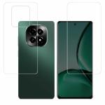 ISAAK Unbreakable Front and Back Screen Guard compatible with Realme C63 5G (COMBO PACK)