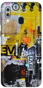 aadia Samsung A40 PRINTED SKIN STICKER DECAL LAMINATION (PERFECT FIT/ONLY BACK/MATTE FINISH)