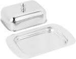 Appeasy Silver Stainless Steel Butter Dish With Lid Andspreader