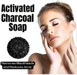 NEPROENT Charcoal Soap | charcoal soap for skin whitening | Handmade Chemical Free Charcoal Soap For Women , Men & Children Skin Whitening, Natural Detox Face & Body Soap for Acne, Blackheads, Anti Wrinkle, Pimple Skin Care Soap (12 PCS)