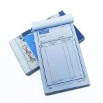 CRAFT WAFT Shila Plain Cash Memo, Bill Memo, Credit Memo, Estimate Memo 100 Sheets(100 Printed+100 Plain Leaves) with serial number,Perforated for Shop,Office,Institute (18x11 CM) (2)