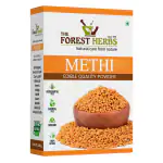 The Forest Herbs Natural Care From Nature Fenugreek Methi Powder For Hair, Skin and Eating 200 Grams Pack of 1