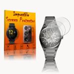 FCS Edge To Edge Flexible Watch Screen Protector For Fossil Everett Automatic Smoke (Pack of 3)